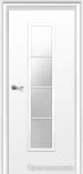 Межкомнатная дверь Краснодеревщик 204 Белый Матовое с рисунком