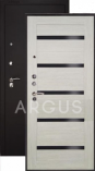 Входная металлическая дверь Аргус 3К Муар Александра Белая Лиственница