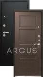 Входная металлическая дверь Аргус 3К Муар Геометрия Венге 