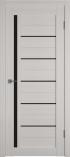 Межкомнатная дверь с покрытием Эко Шпона GreenLine Atum X1 Bianco Black Gloss