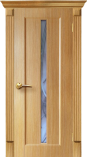 Межкомнатная дверь AIRON Канадка Екатерина 1 ДО Дуб светлый кремовый остекление