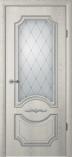 Дверь межкомнатная Альберо Леонардо Ясень Грей стекло Мателюкс класси