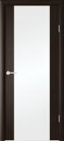 Дверь межкомнатная Альберо Сан-Ремо 1 Темный кипарис Триплекс белый