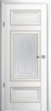 Дверь межкомнатная Альберо Версаль 2 Белая стекло Галерея