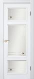 Дверь межкомнатная из Массива сосны «Сиена ДО» Эмаль белый жемчуг укрывная сатин
