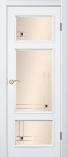 Дверь межкомнатная из Массива сосны «Сиена ДО» Эмаль белый жемчуг укрывная 