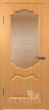 Межкомнатная дверь из ПВХ Сигма 92 Миланский Орех сатинат бронза (Гринлайн)