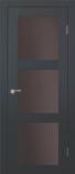 Дверь межкомнатная из Массива сосны «Сиена NEW ДО» Венге Сатинат бронза