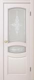 Дверь межкомнатная из Массива сосны «Виктория ДГО 1.2» Эмаль пастель укрывная Ст