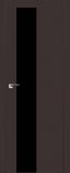 Межкомнатная дверь ProfilDoors 5Е Тёмно-коричневый стекло Черный лак