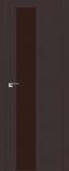 Межкомнатная дверь ProfilDoors 5Е Тёмно-коричневый стекло Коричневый лак
