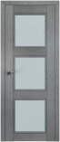 Межкомнатная дверь ProfilDoors 2.27 XN Грувд серый стекло Матовое