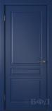 Межкомнатная дверь Стокгольм ДГ эмаль синяя (ВФД)