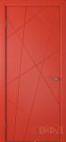 Межкомнатная дверь Флитта ДГ эмаль красная (ВФД)