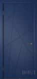 Межкомнатная дверь Флитта ДГ эмаль синяя (ВФД)