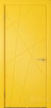 Межкомнатная дверь Флитта ДГ эмаль желтая (ВФД)