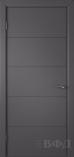Межкомнатная дверь Тривиа ДГ эмаль графит (ВФД)