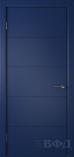 Межкомнатная дверь Тривиа ДГ эмаль синяя (ВФД)