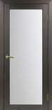 Дверь межкомнатная из экошпона Оптима Порте Турин 501 Венге остекление Мателюкс