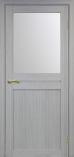Дверь межкомнатная из экошпона Оптима Порте Турин 520 Дуб серый остекление №2 Ма