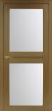Дверь межкомнатная из экошпона Оптима Порте Турин 520 Орех классик остекление №3