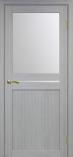 Дверь межкомнатная из экошпона Оптима Порте Турин 520 Дуб серый остекление №4 Ма