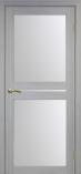 Дверь межкомнатная из экошпона Оптима Порте Турин 520 Дуб серый остекление №5 Ма