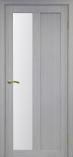 Дверь межкомнатная из экошпона Оптима Порте Турин 521 Дуб серый остекление №1 Ма