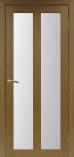 Дверь межкомнатная из экошпона Оптима Порте Турин 521 Орех классик остекление №2