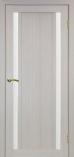 Дверь межкомнатная из экошпона Оптима Порте Турин 522 Дуб беленый остекление Мат