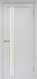 Дверь межкомнатная из экошпона Оптима Порте Турин 525 АПС Молдинг SG Ясень сереб