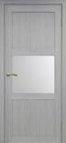 Дверь межкомнатная из экошпона Оптима Порте Турин 530 Дуб серый остекление №1 Ма