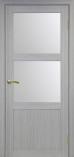 Дверь межкомнатная из экошпона Оптима Порте Турин 530 Дуб серый остекление №2 Ма