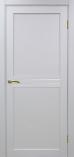 Дверь межкомнатная из экошпона Оптима Порте Турин 552 Белый монохром остекление 
