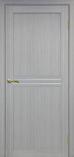 Дверь межкомнатная из экошпона Оптима Порте Турин 552 Дуб серый остекление Мател