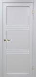 Дверь межкомнатная из экошпона Оптима Порте Турин 553 Белый монохром остекление 