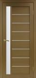 Дверь межкомнатная из экошпона Оптима Порте Турин 554 Орех классик остекление Ма