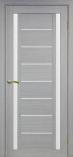 Дверь межкомнатная из экошпона Оптима Порте Турин 558 Дуб серый остекление Мател