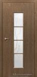 Межкомнатная дверь Краснодеревщик 50.66 спецпредложение Дуб Риэль стекло с рисун
