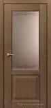 Межкомнатная дверь Краснодеревщик 63.24 спецпредложение Дуб Риэль стекло Кружево