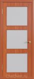 Ламинированная межкомнатная дверь ДО 020 Итальянский орех Сатинат белый
