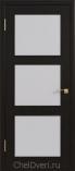 Ламинированная межкомнатная дверь ДО 020 Венге Сатинат белый