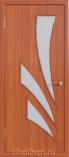 Ламинированная межкомнатная дверь ДО 029 Итальянский орех Сатинат белый