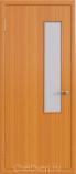 Ламинированная межкомнатная дверь ДО 05 Миланский орех Сатинат белый