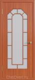 Ламинированная межкомнатная дверь ДО 06 Итальянский орех Сатинат белый