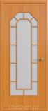Ламинированная межкомнатная дверь ДО 06 Миланский орех Сатинат белый