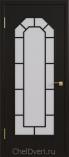 Ламинированная межкомнатная дверь ДО 06 Венге Сатинат белый