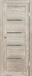 Межкомнатная дверь из экошпона Биланчино Грей белый сатин