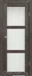 Межкомнатная дверь из экошпона Гарде Гранит сатин белый
