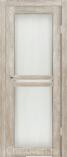 Межкомнатная дверь из экошпона Лацио 2 ДО Грей сатин белый